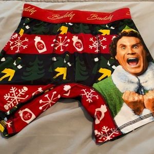 NWOT elf holiday boxers
